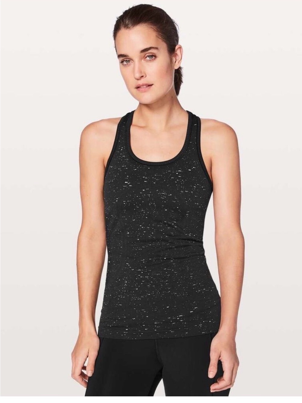 Lululemon Swiftly Tech Tank Women’s Black Speckled Racerback Tank Top